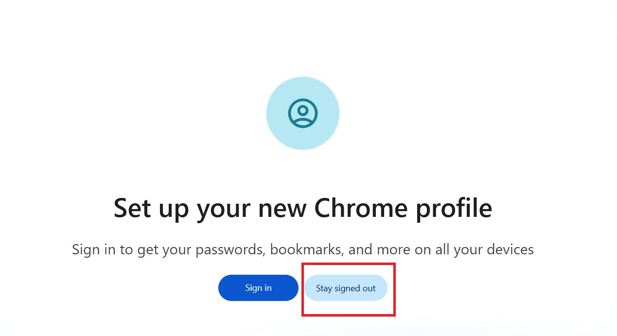 chromeProfileSetup